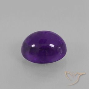Ametista Violeta médio Natural 3.62ct, oval, Transparente