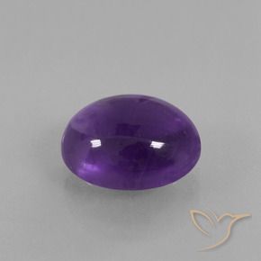 Ametista Violeta médio Natural 3.81ct, oval, Transparente