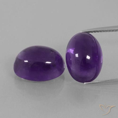 15.79ctw Natural Violeta Médio-claro Ametista, oval, Transparente
