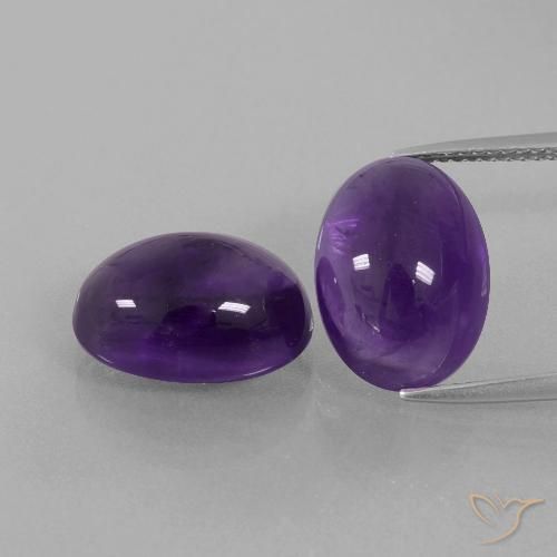 13.46ctw Natural Violeta Médio-claro Ametista, oval, Transparente