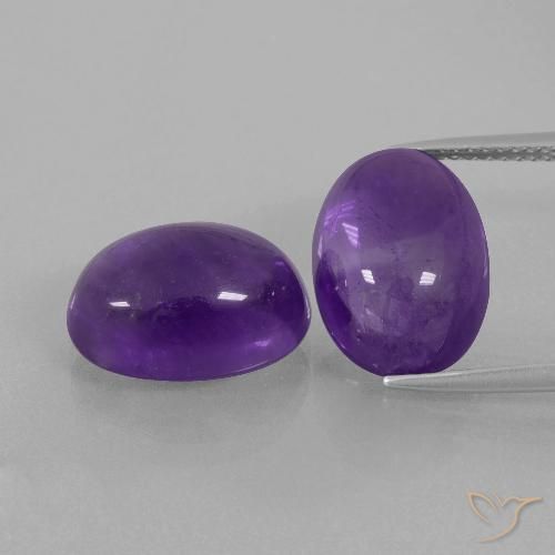 14.04ctw Natural Violeta médio Ametista, oval, Transparente