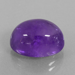 Ametista Violeta Médio-claro Natural 8.25ct, Corte Oval, Transparente