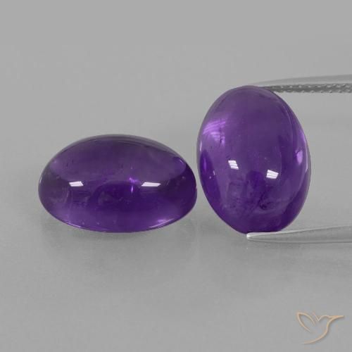 13.97ctw Natural Violeta médio Ametista, oval, Transparente