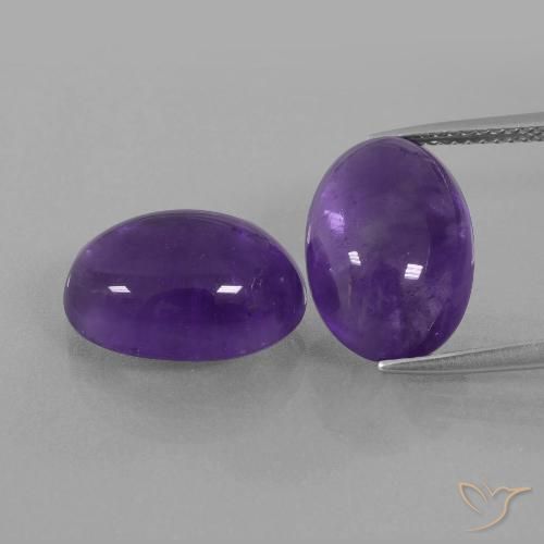 12.99ctw Natural Violeta médio Ametista, oval, Transparente