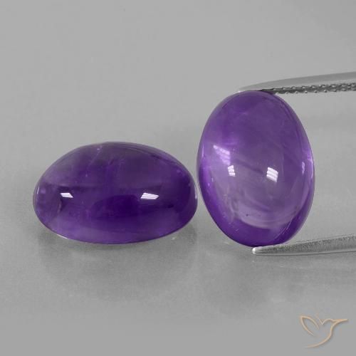 13.81ctw Natural Violeta médio Ametista, oval, Transparente