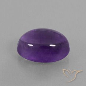 Ametista Violeta médio Natural 6.95ct, oval, Transparente