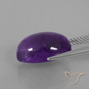 Ametista Violeta médio Natural 6.95ct, oval, Transparente