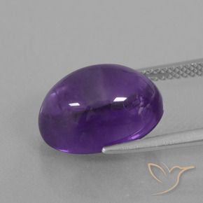 Ametista Violeta médio Natural 7.85ct, oval, Transparente