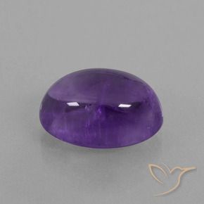 Ametista Violeta médio Natural 6.85ct, oval, Transparente