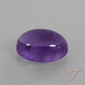 Ametista Violeta médio Natural 6.46ct, oval, Transparente