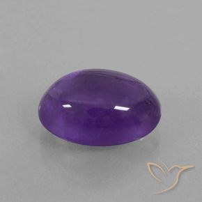 Ametista Violeta médio Natural 6.41ct, oval, Transparente