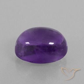 Ametista Violeta médio Natural 8.55ct, Corte Oval, Transparente