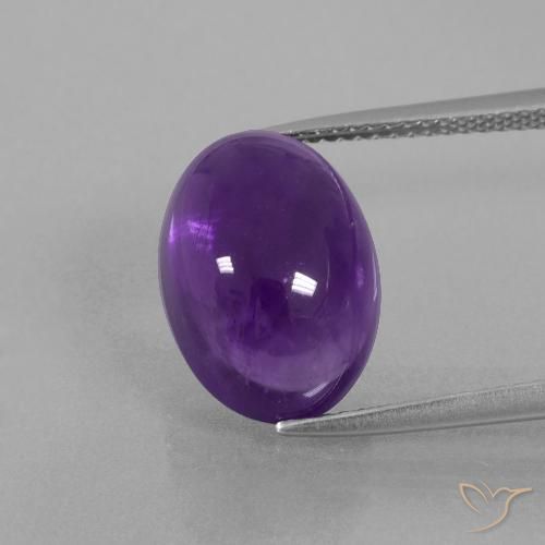 8.04ct Natural Violeta médio Ametista, oval, Transparente