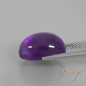 Ametista Violeta médio Natural 8.04ct, oval, Transparente