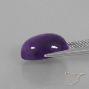 Ametista Violeta médio Natural 6.84ct, oval, Transparente