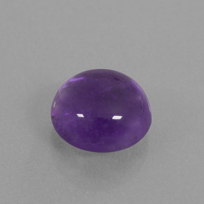Ametista Violeta médio Natural 4.79ct, Corte Redondo, Transparente