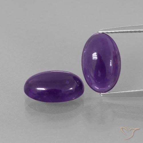 5.71ctw Natural Violeta Profundo Ametista, oval, Transparente