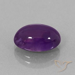 Ametista Violeta avermelhado Natural 3.88ct, oval, Transparente