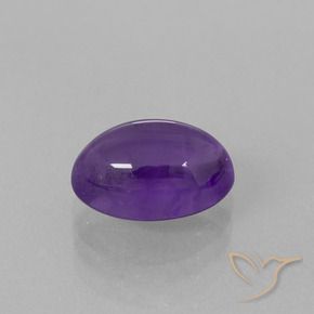 Ametista Violeta Médio-claro Natural 4.10ct, oval, Transparente