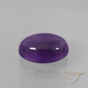 Ametista Violeta Médio-claro Natural 4.04ct, oval, Transparente