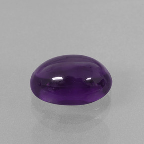 Ametista violeta natural 4,17ct, corte oval, transparente