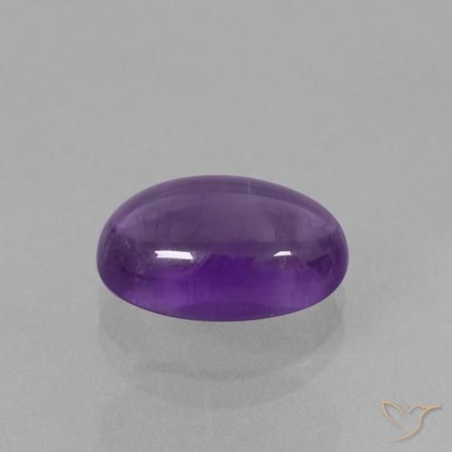 Ametista Violeta médio Natural 3.98ct, oval, Transparente