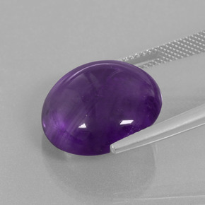 Ametista Violeta médio Natural 15.98ct, Corte Redondo, Transparente