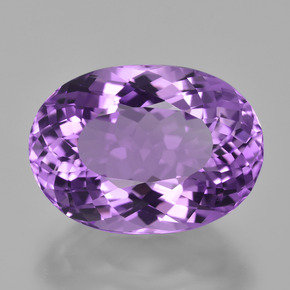 Ametista violeta natural 8,93ct, corte oval, VVS