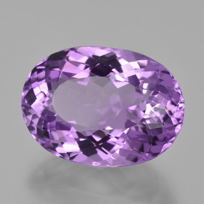 Ametista violeta natural 8,93ct, corte oval, VVS