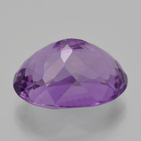 Ametista violeta natural 11,94ct, corte oval, VVS