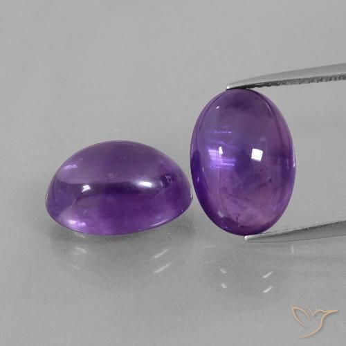 13.78ctw Natural Violeta Médio-claro Ametista, oval, Transparente