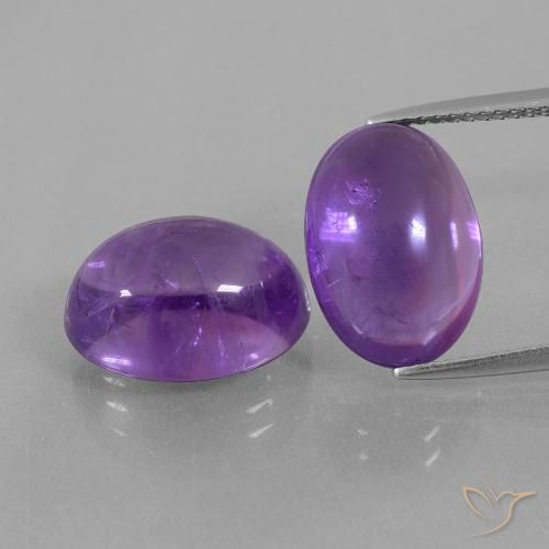 14.65ctw Natural Violeta avermelhado Ametista, oval, Transparente
