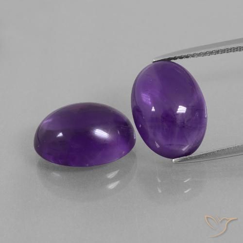 12.50ctw Natural Violeta médio Ametista, oval, Transparente