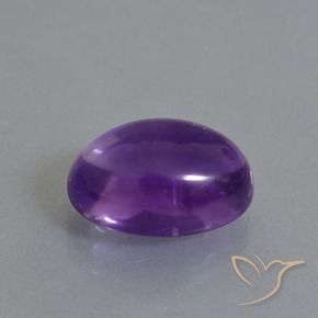 Ametista Violeta médio Natural 6.80ct, oval, Transparente