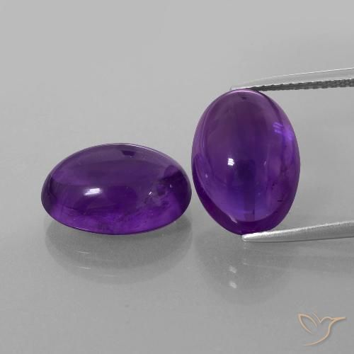 13.29ctw Natural Violeta médio Ametista, oval, Transparente