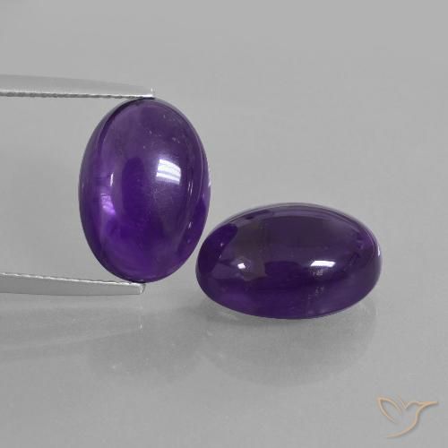 12.94ctw Natural Violeta médio Ametista, oval, Transparente