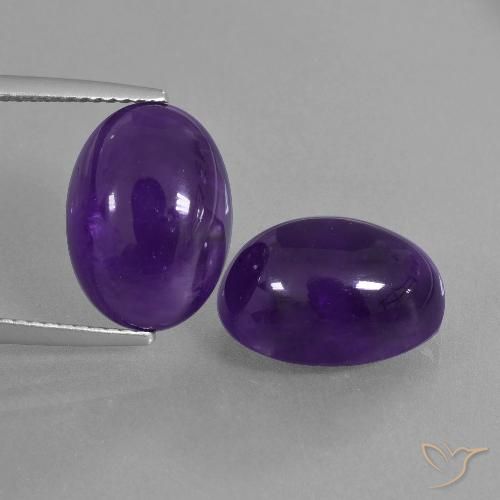 13.67ctw Natural Violeta médio Ametista, oval, Transparente