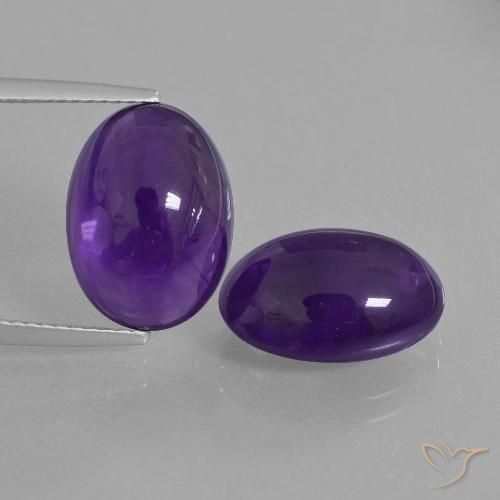 11.97ctw Natural Violeta Profundo Ametista, oval, Transparente