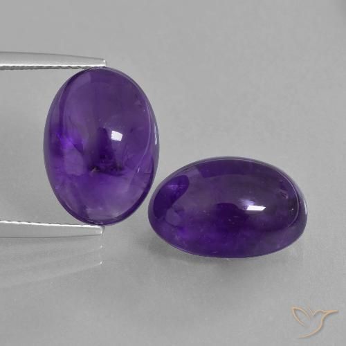 13.30ctw Natural Violeta médio Ametista, oval, Transparente
