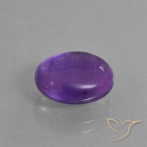 Ametista Violeta Médio-claro Natural 5.18ct, oval, Transparente