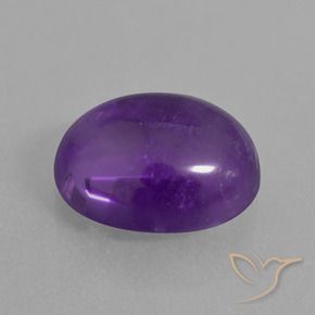 Ametista Violeta médio Natural 7.35ct, oval, Transparente