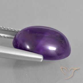 Ametista Violeta médio Natural 7.17ct, oval, Transparente
