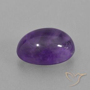 Ametista Violeta médio Natural 6.73ct, oval, Transparente