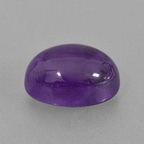 Ametista Violeta médio Natural 7.61ct, Corte Oval, Transparente