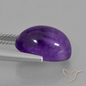 Ametista Violeta médio Natural 7.13ct, oval, Transparente