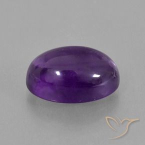 Ametista Violeta Médio-claro Natural 6.30ct, oval, Transparente