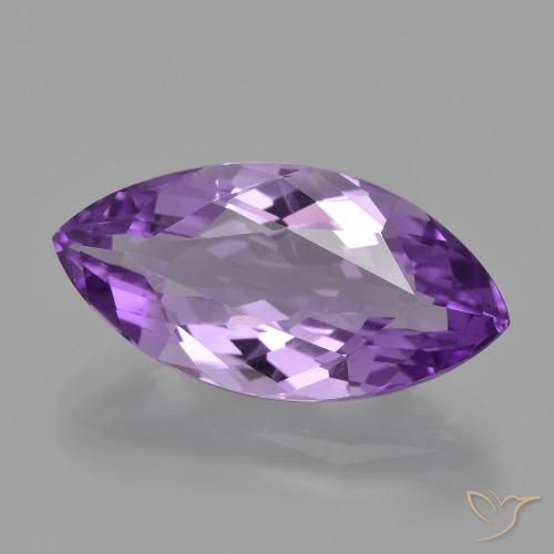 6.24ct Natural Violeta médio Ametista, Marquesa, VS, Photo A