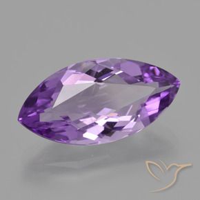 Ametista Violeta médio Natural 6.24ct, Marquesa, VS