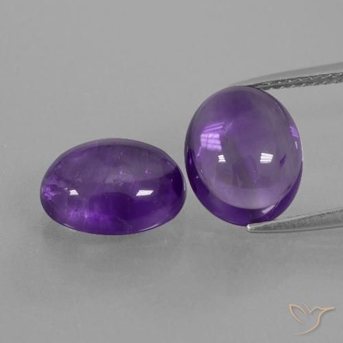 7.88ctw Natural Violeta médio Ametista, oval, Transparente