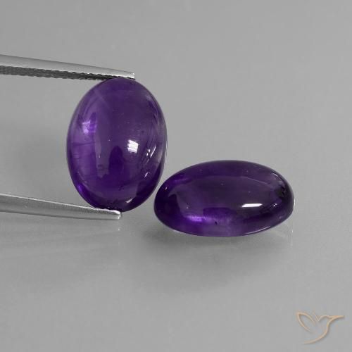 11.20ctw Natural Violeta Profundo Ametista, oval, Transparente